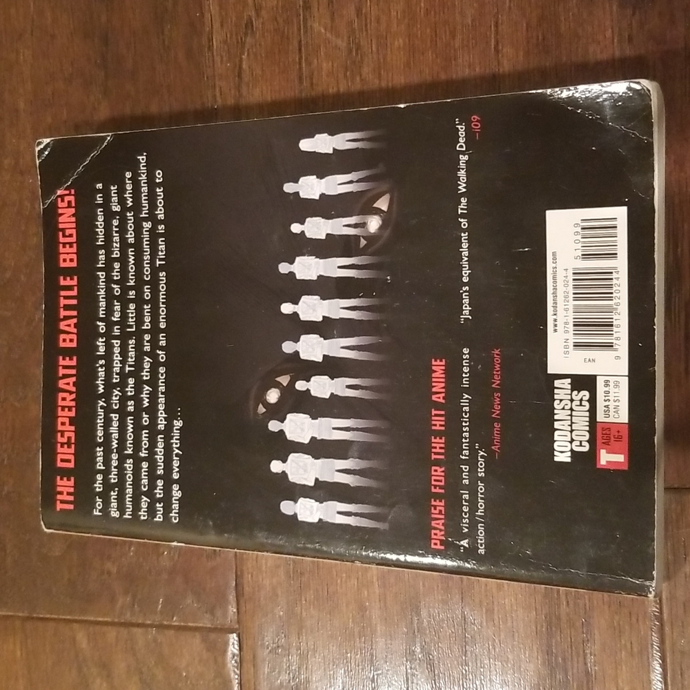 Attack On Titan Volumes 1-4 - Picture 3 of 11